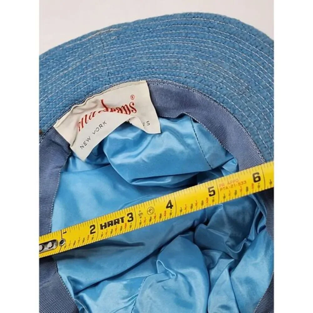 Vintage Madcaps New York Paris Blue‎ Hat